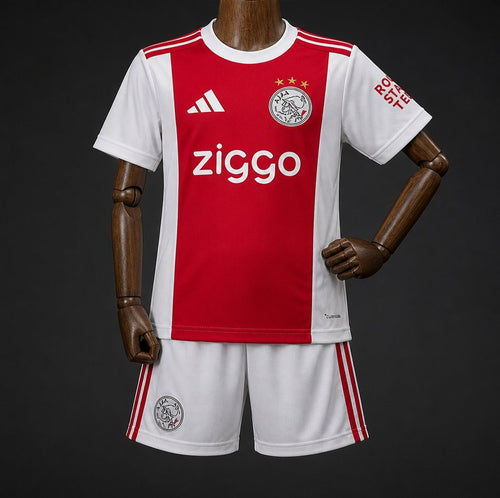 26-27 Kids Ajax Red & White Home Jersey