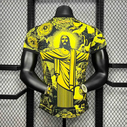 2024 Brazil Christ the Redeemer Special Kit Player Version Shirt Football