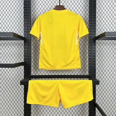2025-26 Kids Atletico Madrid Yellow Goalkeeper Jersey