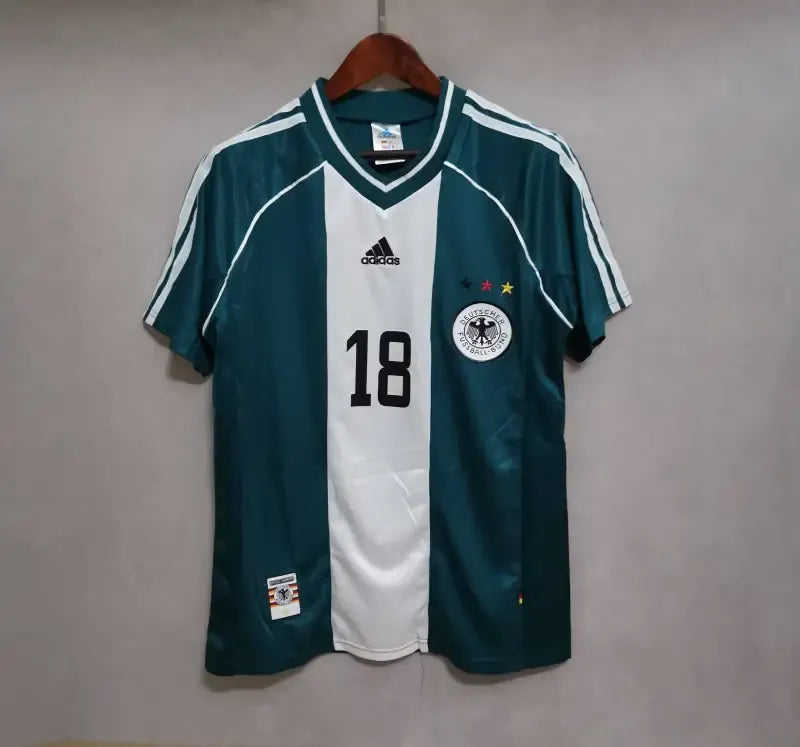 Germany 1998 Retro Jersey Away World Cup