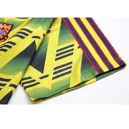 Arsenal Retro 91-93 Away Football Yellow Shirt