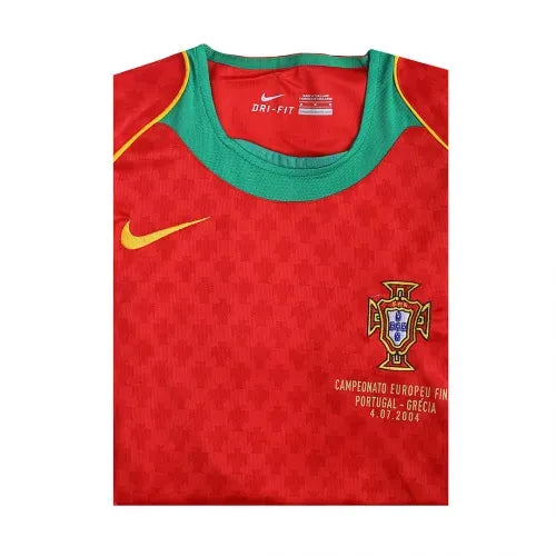 Portugal Euro Cup 2004 Retro Jersey Home
