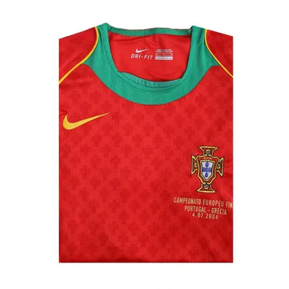 Portugal Euro Cup 2004 Retro Jersey Home