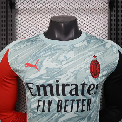 25-26 Player Version AC Milan Home Goalkeeper Long Sleeve Jersey