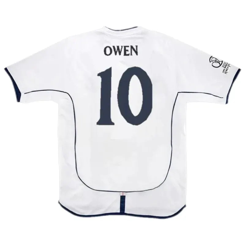 England World Cup 2002 Retro Soccer Jersey Home