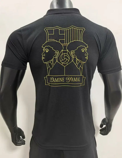 Barcelona Lamin Yamal commemorative black 304 POLO Shirt 24-25