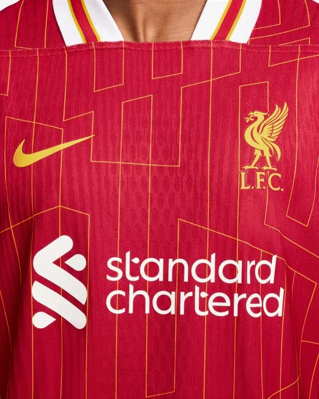 Liverpool Shirt Home Stadium Jersey - CHAMPIONS 24/25 &amp; Gold Trophy