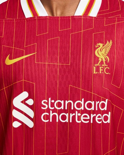 Liverpool Shirt Home Stadium Jersey - CHAMPIONS 24/25 &amp; Gold Trophy