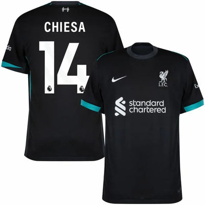 Liverpool Away Chiesa 14 Shirt 2024-2025 Size:S-4XL