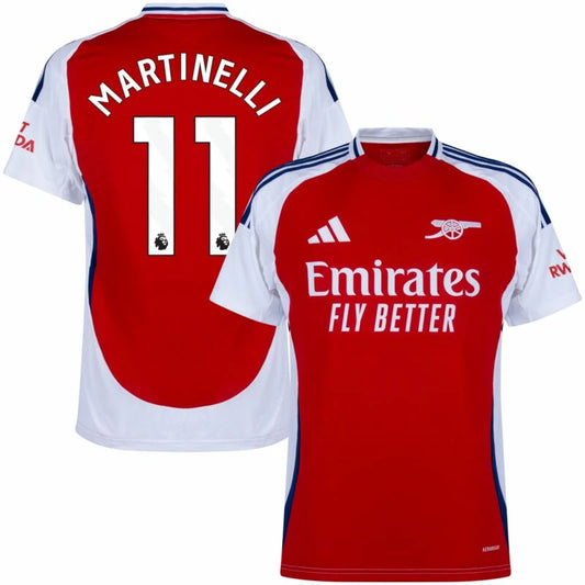 Arsenal Home Martinelli 11 Shirt 2024-2025 Size：S-4XL