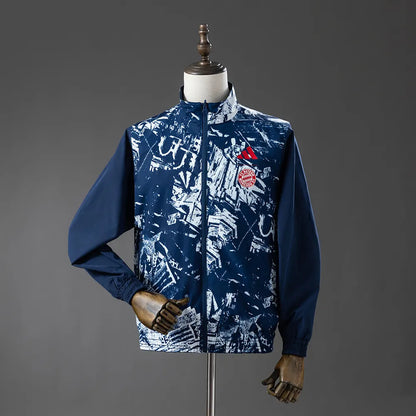 Bayern Munich 25-26 Reversible Jacket Windbreaker - Navy Blue