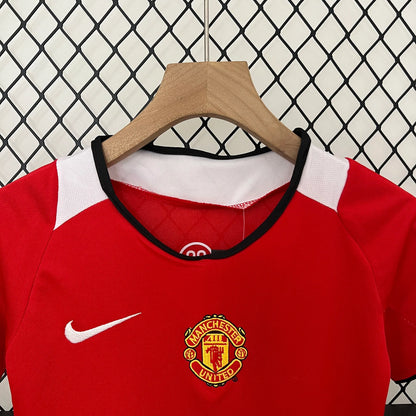 Manchester United 05-06 Home Retro Kids Kits Youth Apparels Jersey