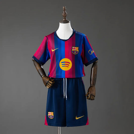 Barcelona 26-27 Home Kids Kit Jersey