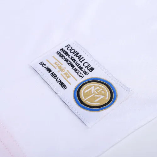 Inter Milan Figo #7 Retro 2007/08 Jersey 100th Anniversary Away