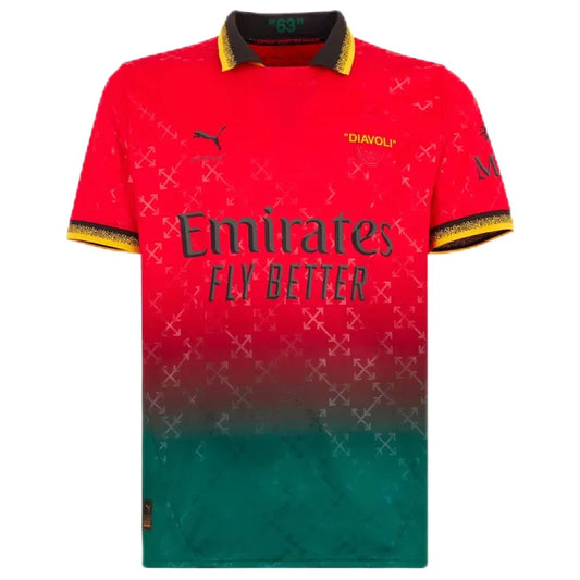 AC Milan x Off-White Fourth Goalkeeper Soccer Jersey 2024-25