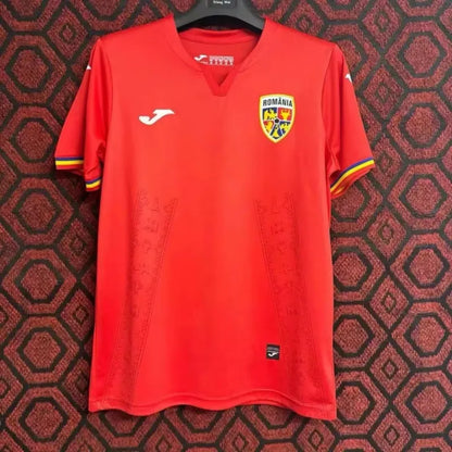 2024 Romania Nation Euro Cup Away Football Jersey