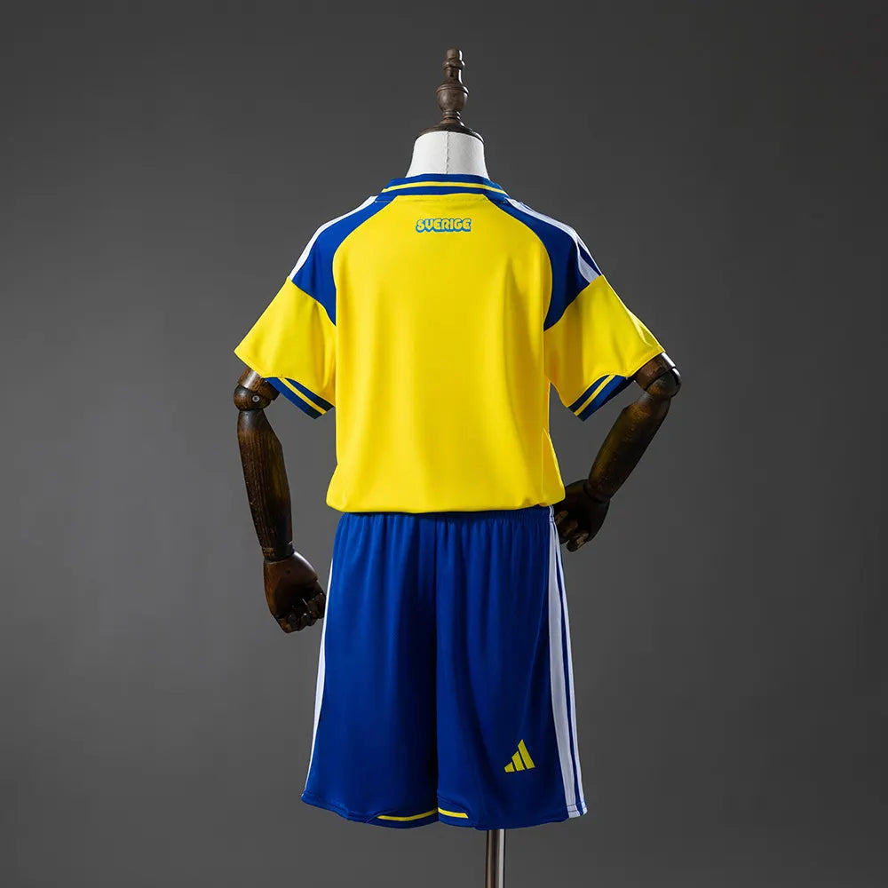 Sweden 2026 Home Kids Kit Jersey