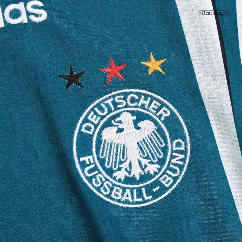 Germany 1996 Retro Jersey Away Euro Cup