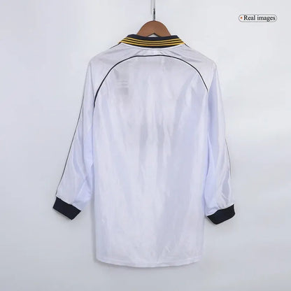 Real Madrid 1999/00 Retro Away Soccer Jersey Long Sleeve