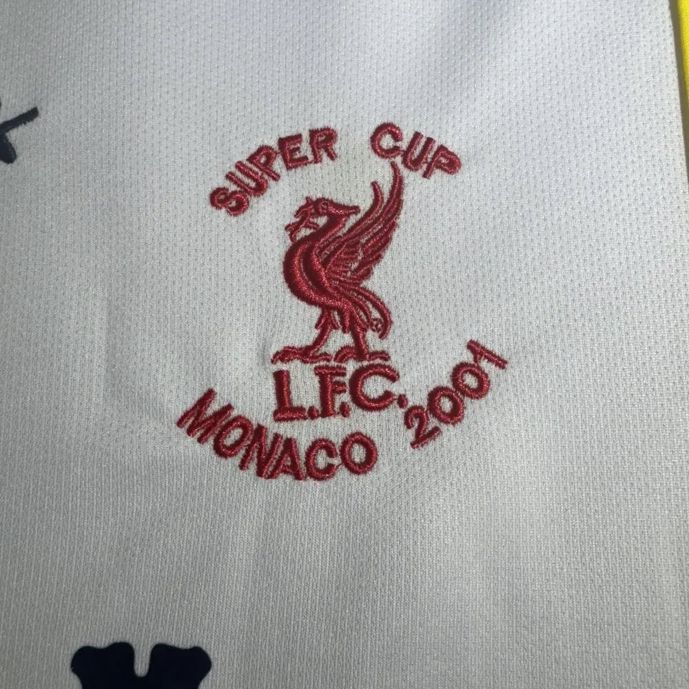 Retro Liverpool Away Football Jersey 2001/2002