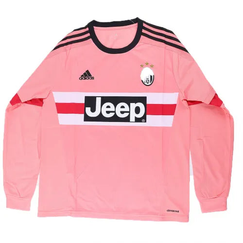 15-16 Juventus Retro Long Sleeve Jersey Away