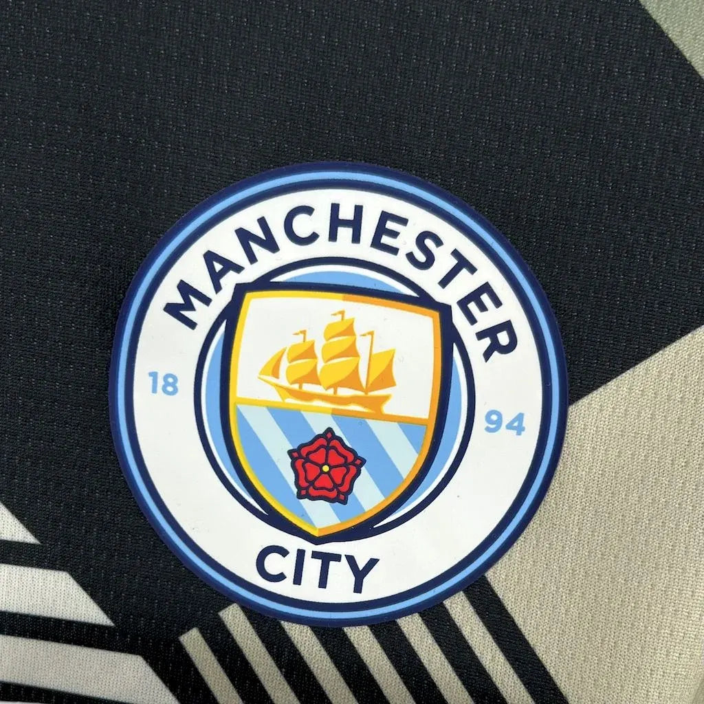 Manchester City Black And Yellow Concept Version Football Jersey 2025/2026