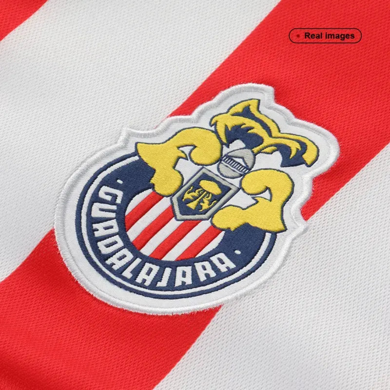 Chivas Guadalajara Soccer Jersey Home Long Sleeve Retro