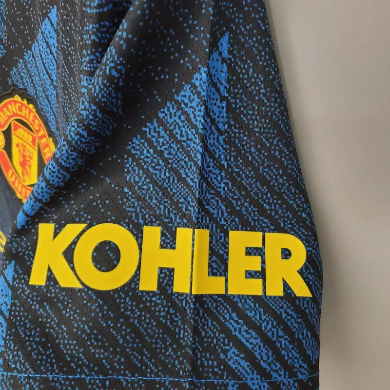 Retro Manchester United Third Away Football Shirt 2021/2022