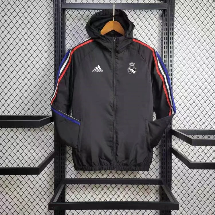 2024/2025 Real Madrid Windbreaker Black Football Shirt