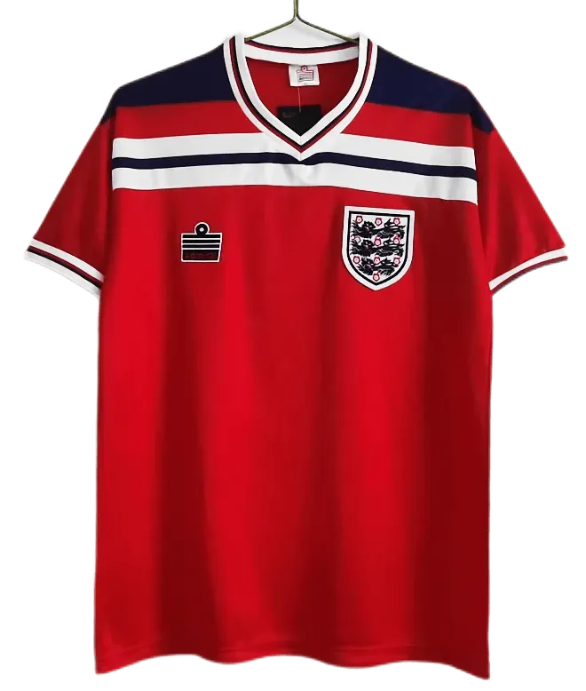 England 1982 Retro Soccer Jersey Away Replica