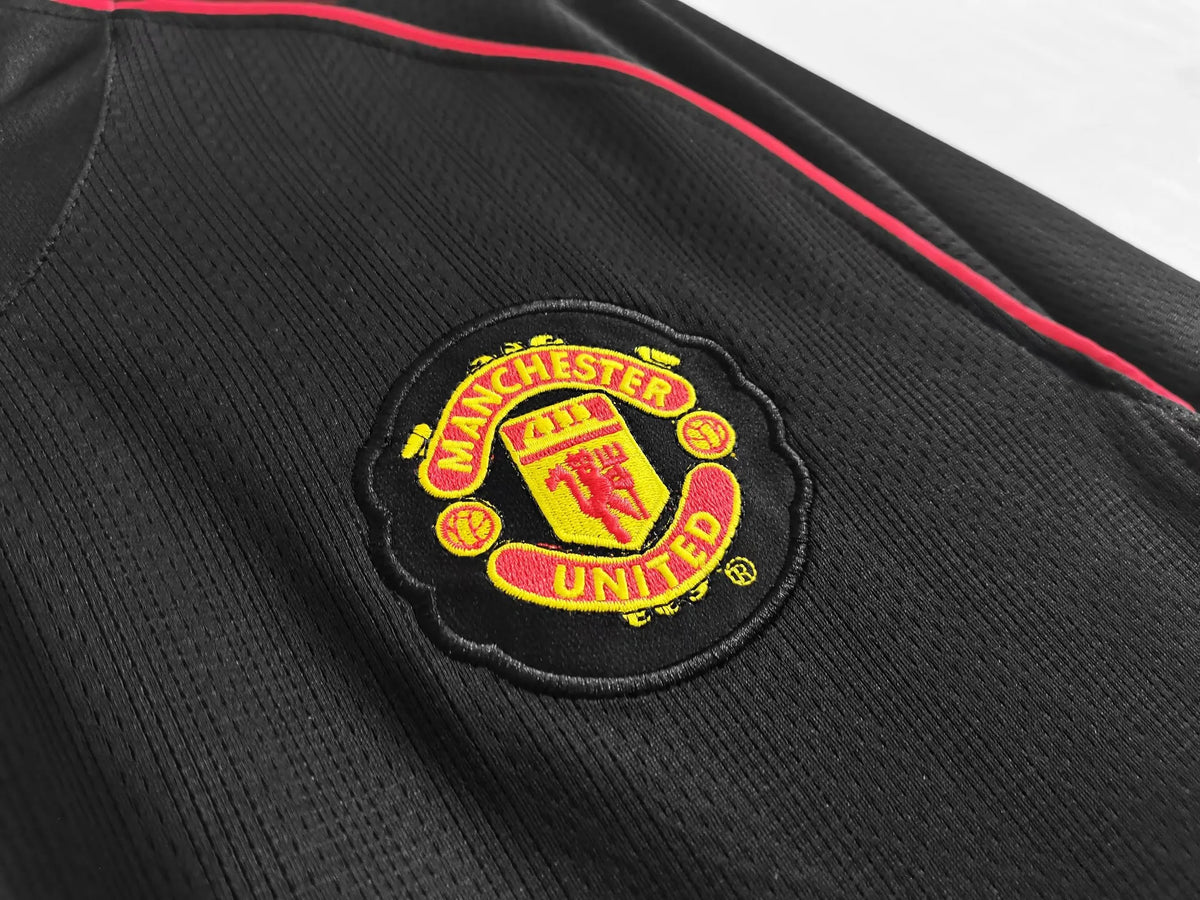 07-08 Retro Long Sleeve Manchester United #7 Ronaldo Third Away Soccer Jersey