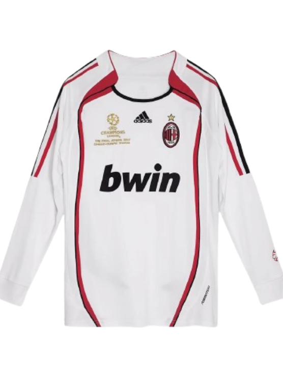 06-07 AC Milan UCL Final Retro Jersey Away Long Sleeve