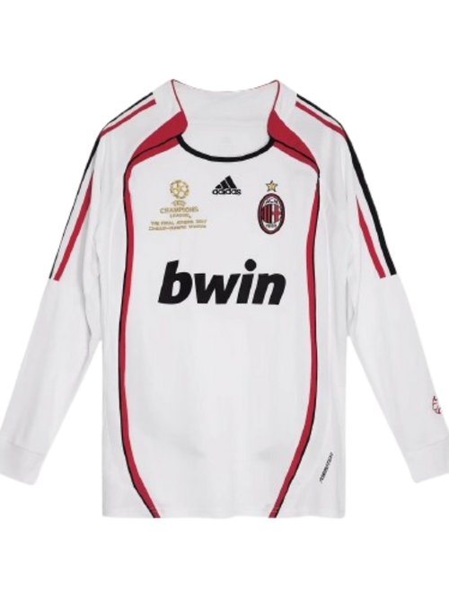 06-07 AC Milan UCL Final Retro Jersey Away Long Sleeve