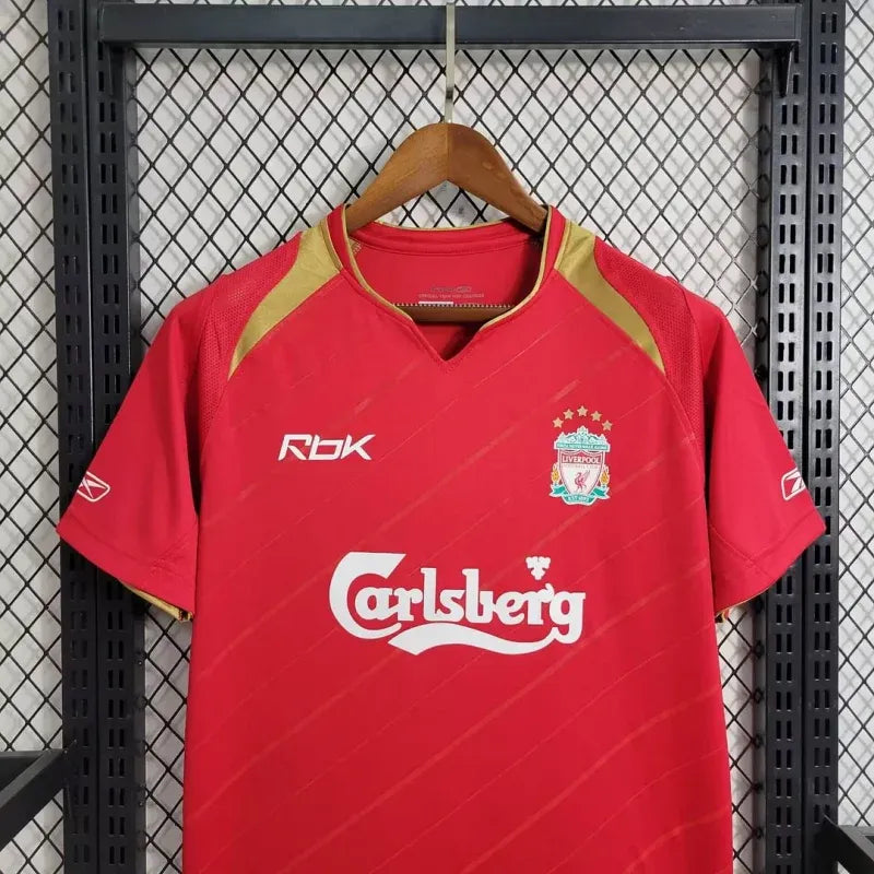Retro Liverpool Home Football Shirt 2005/2006