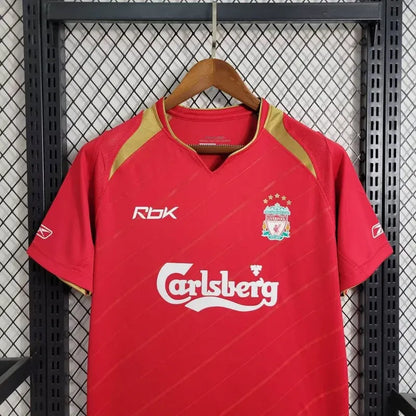 Retro Liverpool Home Football Shirt 2005/2006