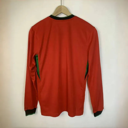 2024 Portugal Nation Home Long Sleeve Jersey Euro