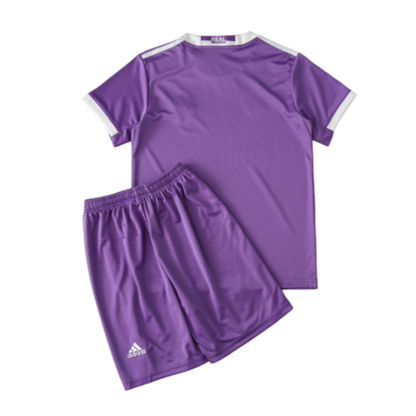 Real Madrid16-17 Away Retro Kids Kits Children Sets Football Jersey