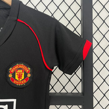 Manchester United 07-08 Away Retro Kids Kits Children Sets Football Jerseys