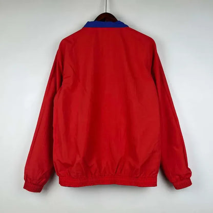 2023-2024 Juventus Reversible Windbreaker(Blue-red)Soccer Jersey 1:1 Thai Quality
