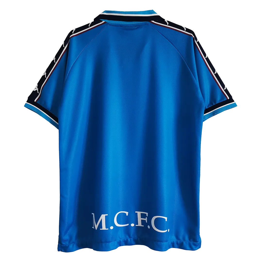 Manchester City Retro Jersey Home Soccer Shirt 1997-99