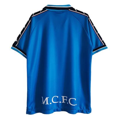 Manchester City Retro Jersey Home Soccer Shirt 1997-99