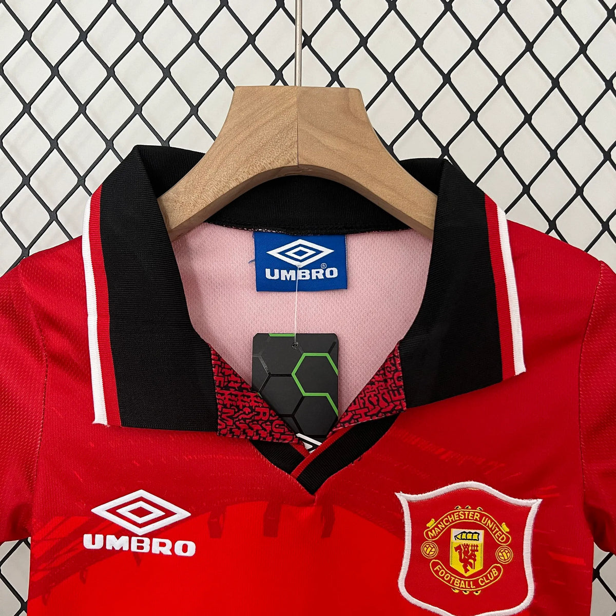 Manchester United 94-96 Home Retro Kid Kits Youth Apparels Jersey