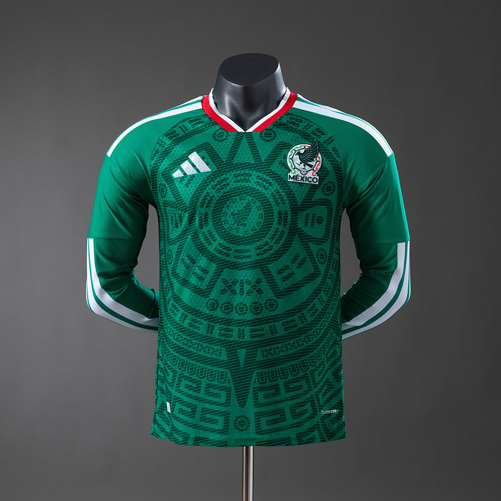 Mexico 2026 Home Long-Sleeve Player Version Jersey
