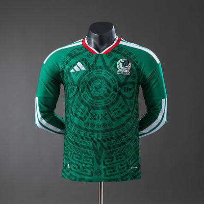 Mexico 2026 Home Long-Sleeve Player Version Jersey