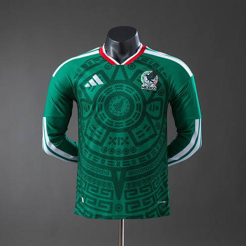 Mexico 2026 Home Long-Sleeve Player Version Jersey
