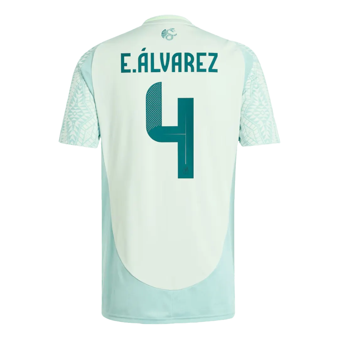 Adidas E.ÁLVAREZ #4 Authentic Soccer Jersey Mexico Away Shirt 2024