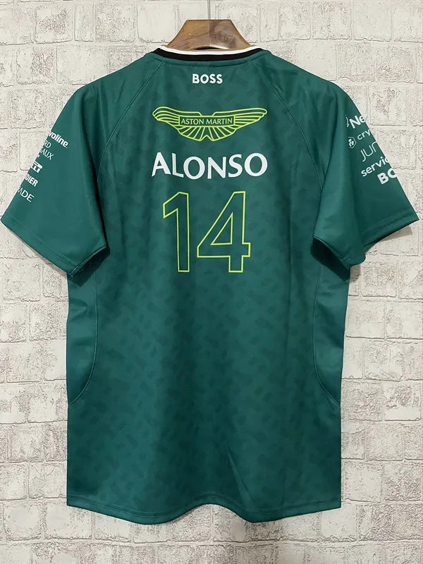 F1 2024 Aston Martin alonso green shirt