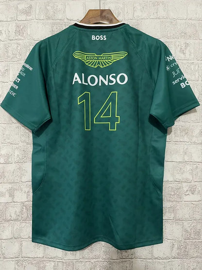 F1 2024 Aston Martin alonso green shirt