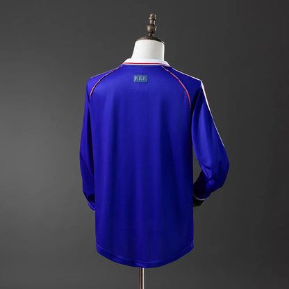 Retro long sleeve France 1998 Home Jersey