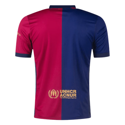 Barcelona Jersey Custom Soccer Jersey Home 2024-25 - 125th Anniversary